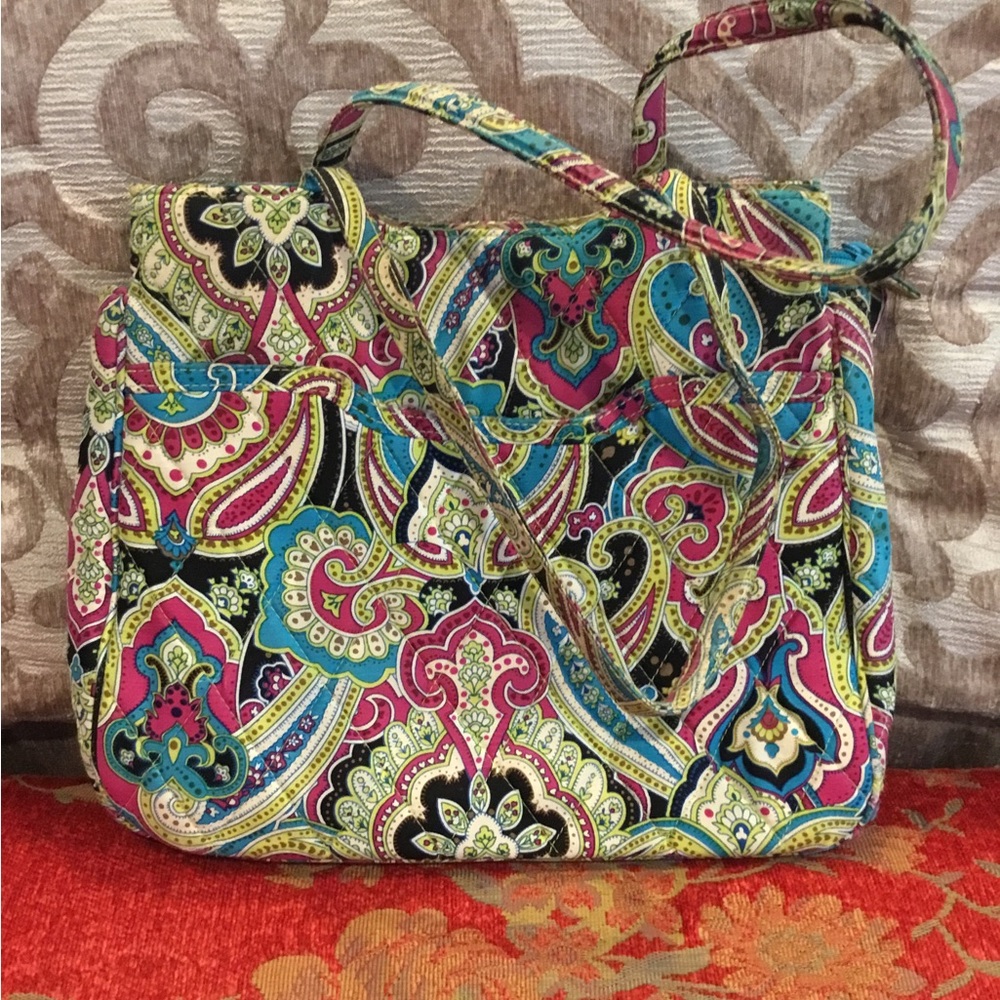 Vera Bradley Multicolor Paisley Shoulder Bag